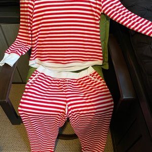 🛍🛍🛍 NWT JANE & BLEECKER STRIPE 2-PC PAJAMAS SET